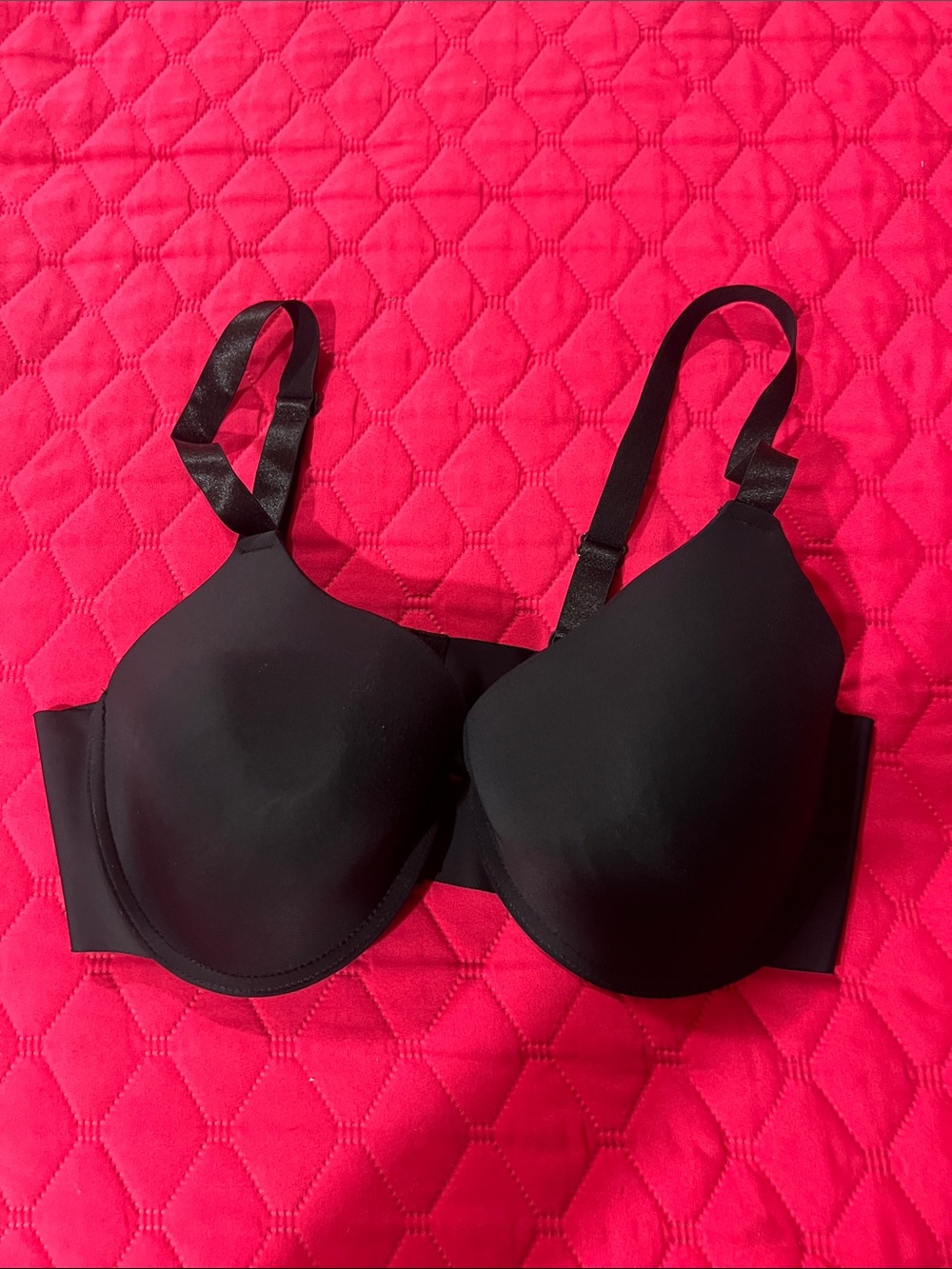 PrimavValentina Everyday Seamless Black T-Shirt Bra - Women's Intimates